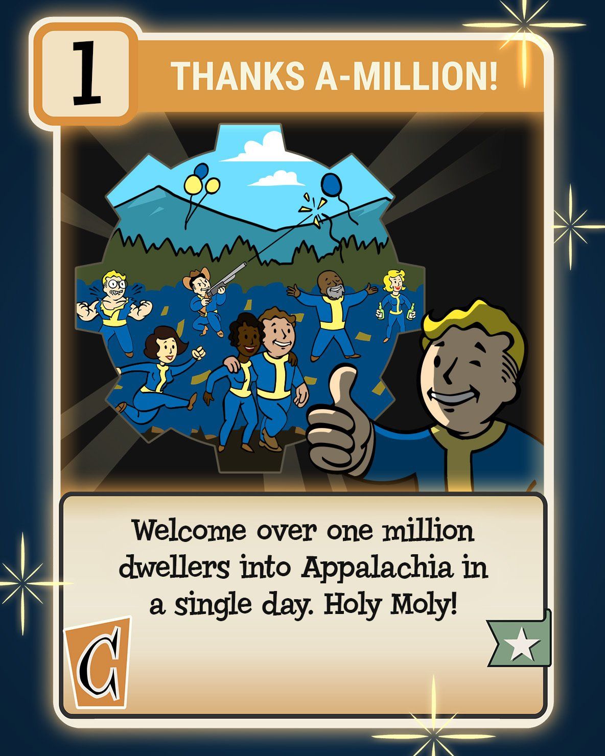 Fallout 76 มีผู้เล่นเกิน 1 ล้านคนในวันเดียว  !!